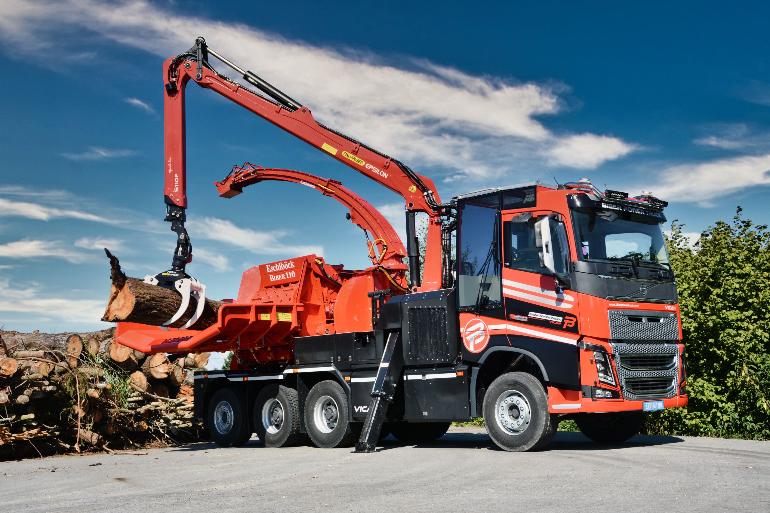 Eschlböck Biber 110 Powertruck Holzhackmaschine Titelbild